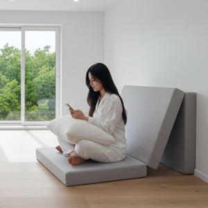 허리편한 3단 접이식 매트리스 10cm