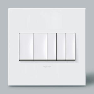 르그랑 아테오 스위치 5구 상하동작 사각 화이트 KS 국내규격 2개용
