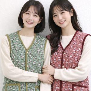 융털안감 김장조끼 보아퍼 따뜻한 작업조끼 홈웨어 골덴 토끼털