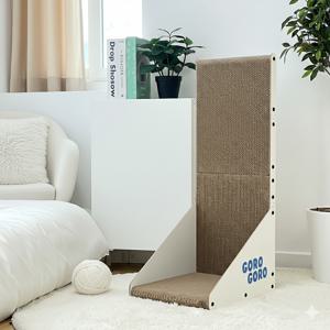 L자 우드 수직 스크래쳐