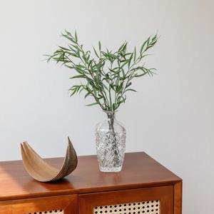 난초잎 묶음 그린잎 소재 리스 조화