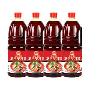 해표 고추맛기름 1.8L*4개