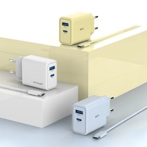 필 GaN 25W 초고속 충전기+USB-C to C 40W 충전 케이블