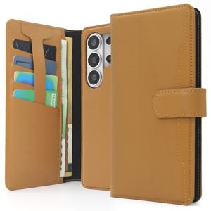 갤럭시 S26 울트라 허스크 천연 소가죽 카드 수납 분실방지 지갑 다이어리 휴대폰 케이스