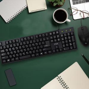 COS10 유선 키보드 마우스 세트 블랙