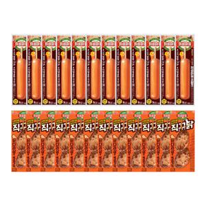 의성마늘 프랑크 소시지70g x12개+직꾸닭 리얼간장 100g x12개