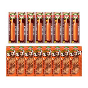 의성마늘 프랑크 소시지70g x8개+직꾸닭 리얼간장 100g x8개