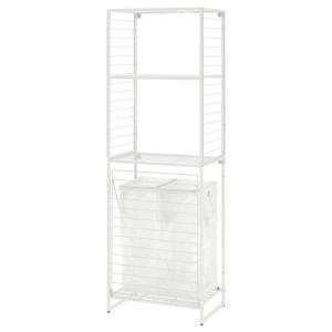 요스테인 선반 빨래바구니 분리수거함 측면 걸이식 61x180cm