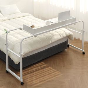 이동식 가드 이동데스크 베드 테이블 사이드 노트북 높이조절 책상 3colors