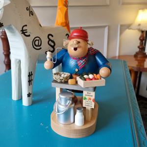 오가닉 파머, KWO 독일 목각 인센스 홀더 스모커 목각인형 캠핑