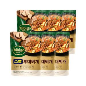 비비고 스팸부대찌개 460g*6개