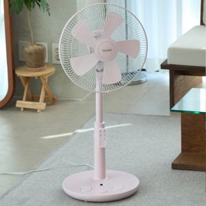 한경희 발터치선풍기 초미세풍 가정용 리모컨 스탠드선풍기 HAAN-HDC230 라이트핑크