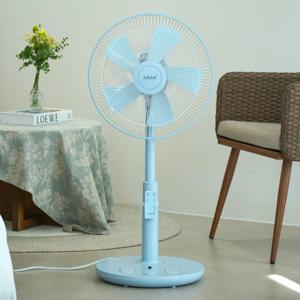 한경희 발터치선풍기 초미세풍 가정용 리모컨 스탠드선풍기 HAAN-HDC230 스카이블루