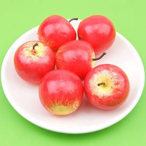미니 사과 모형 레드 5cm 6개 모조 과일모형 UR