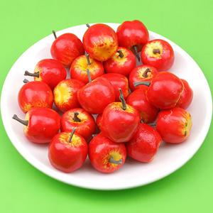 미니 사과 모형 래드 3.5cm 20개 모조 과일모형