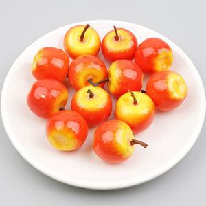 미니 사과 모형 레드 2.8cm 12개 모조 과일모형