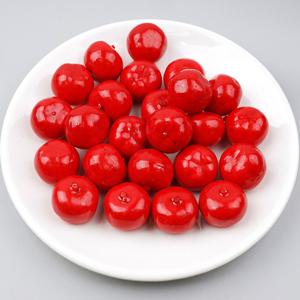 미니 사과 모형 레드 2.5cm 24개 모조 과일모형