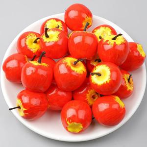 미니 사과 모형 레드 3.5cm 24개 모조 과일모형
