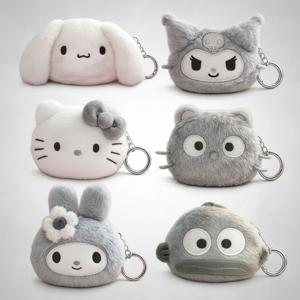 산리오 모노톤 파우치 키링 헬로키티 시나모롤 쿠로미 마이멜로디 한교동 초코캣 에어팟 동전