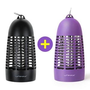 1+1 UV램프 해충퇴치기 모기퇴치기 파리퇴치기 505W 블랙+퍼플