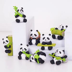 인테리어 소품 미니 판다 피규어 오브제 세트 GHD17 1개+1개