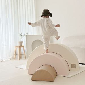 무지개 플레이 쿠션 정글짐 미끄럼틀