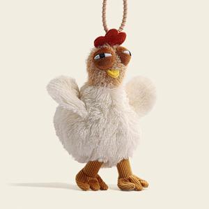 누르면알낳는 닭인형 키링 가방키링 스트레스볼 말랑이 쓸데없는 웃긴선물