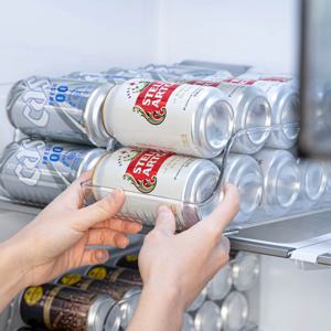 롬에이 플로잇 자동 음료트레이 디스펜서 냉장고 캔음료 정리 수납함