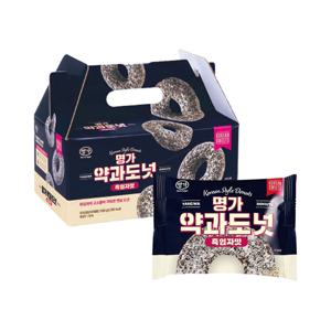 명가 약과도넛 흑임자맛  60g x 10개  선물용 식사대용 옛날도너츠