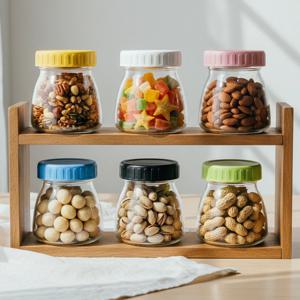 헥사 에코링 플라스틱 뚜껑 70mm 밀폐 유리병 바이브 400 6P 과일청 소분 공병