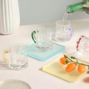 손잡이 소주잔 세트 4P 미니 유리 술잔 사케잔 50ml 집들이선물