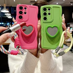 적용 갤럭시 S26 울트라 플러스 케이스 멋스러운 스트랩 미러그립톡