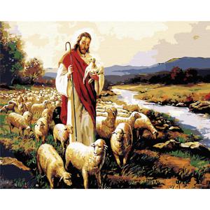 DIY 명화그리기 (물감2배) 예수와 양 40X50cm