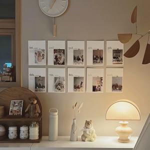 하루본 성장카드 단독 - 2type  출산선물 아기발도장 셀프촬영