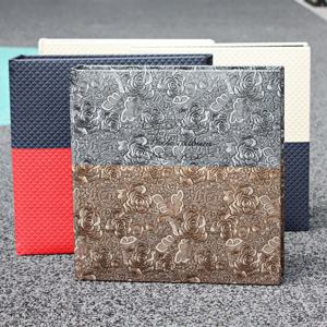 가죽 사진앨범 11칼라 포토 대용량 접착식 사진첩 초음파 성장 네컷앨범