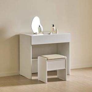 위드 로지아 속깊은 서랍 화장대 + 스툴