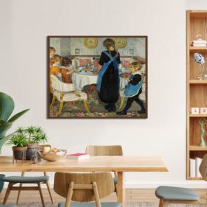 커피 타임 스웨덴 포스터 북유럽 명화 액자 주방액자 엘사 셀싱