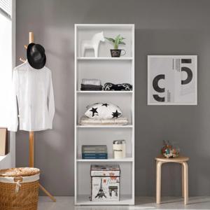 피규어 소품 레고 전시 화이트 5단 진열장 600 높은 예쁜 가구 고급 장식장