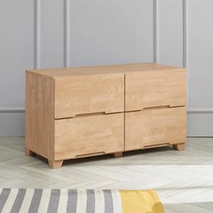 따뜻한 북유럽풍 2단 와이드 서랍장 1000 튼튼한 가구 안방 모던 깔끔한