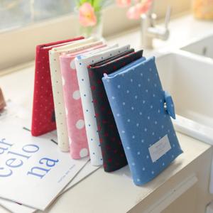 Novelist Vol.4 페어리 도트 패브릭 커버 먼슬리 위클리 데일리 다이어리