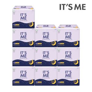 잇츠미 유기농 순면커버 입는 오버나이트 생리대 대형 4P x10개