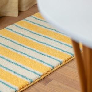 허니샌드 와이드 자카드 러그 발매트 욕실주방논슬립120x45