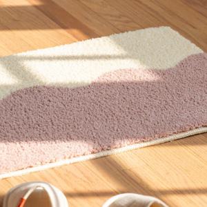 플로우핑크 와이드 자카드 러그 발매트 욕실주방논슬립120x45
