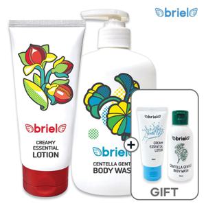 크리미 에센셜 로션 160ml+병풀 젠틀 바디워시 500ml