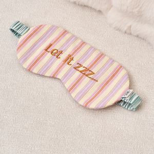 위캔드 60수 면 100 멀티스트라이프 슬리핑마스크 핑크