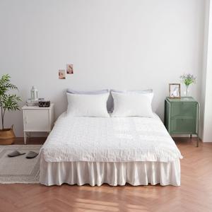 허그미 날개형 프릴 침대 베드 스커트 매트리스커버 2size 6colors