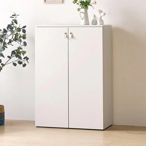 깔끔한 심플 모던 화이트 가죽 손잡이 양문 수납장 800 인테리어 거실 고급