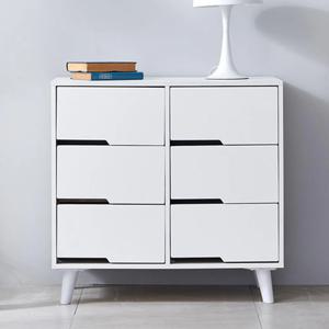거실 침실 심플 깔끔한 디자인 3단 6칸 서랍장 785 수납 가구 예쁜 고급