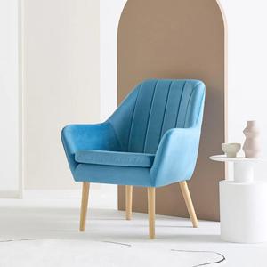 카페 매장 부드러운 벨벳 감성 디자인 1인 소파 유니크 술집 고급 심플