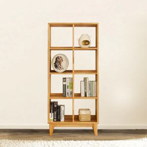 모서리 라운딩 통원목 다리 거실 4단 장식장 책장 미니멀 예쁜 고급주류